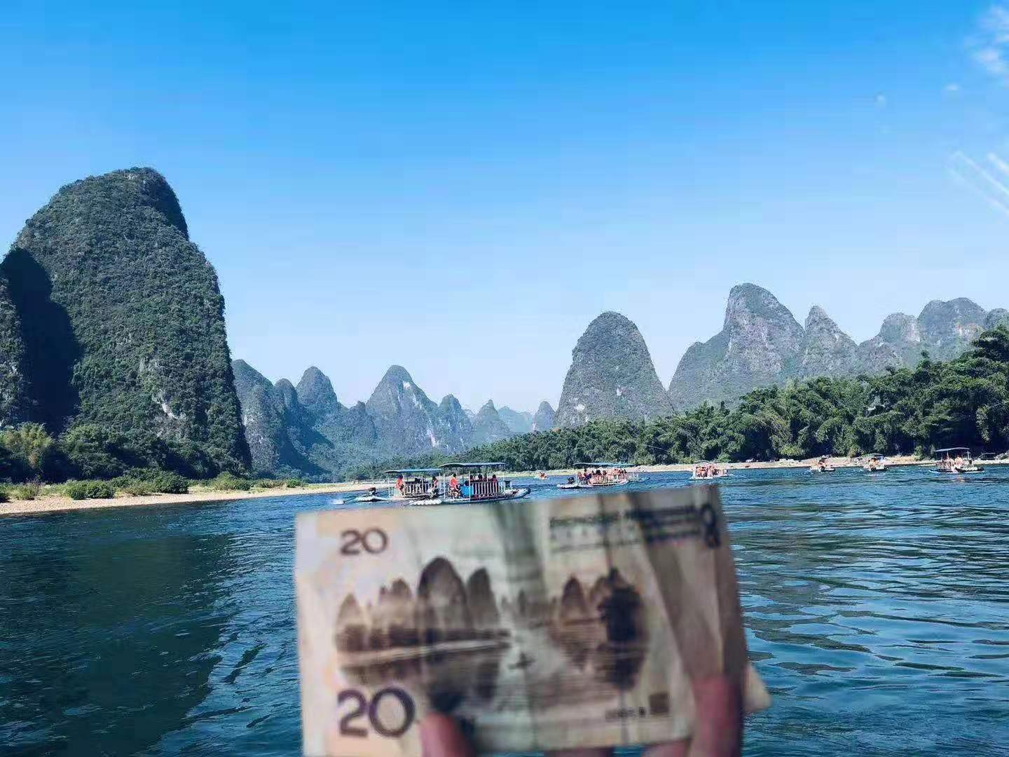 20元人民币背后的风景 桂林阳朔，国内旅游的诗意天堂